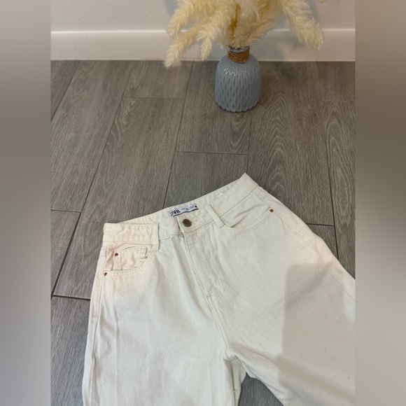 ZARA MOM Jeans white /Cream - Picture 5 of 5